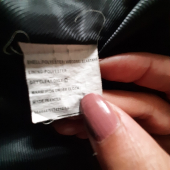 Basque womens black jacket size 14 exx condition missing waist belt - Picture 7 of 7